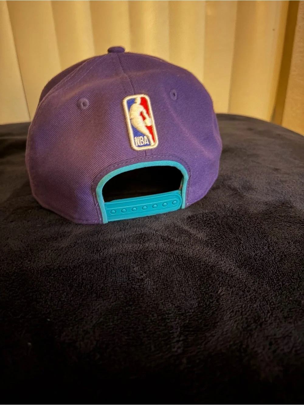 New Era Purple CHA Embroidered Baseball Cap with Teal Accents